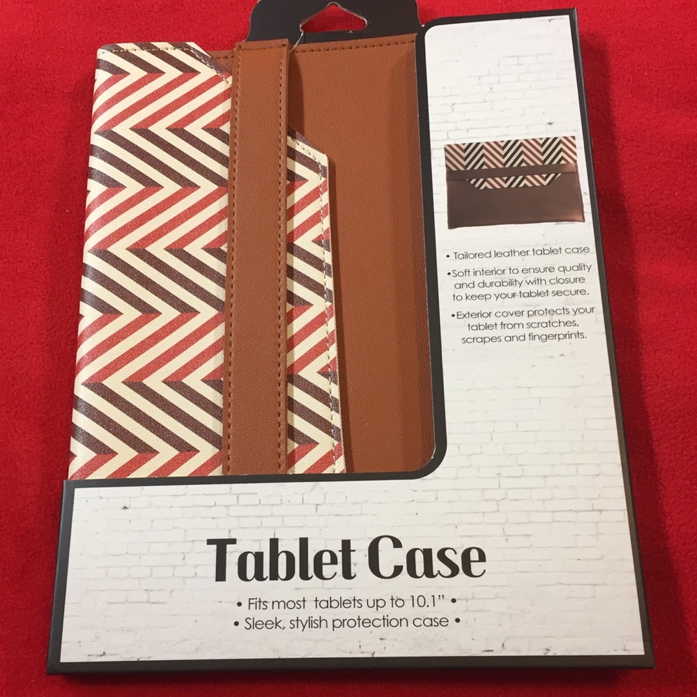🌷NWT🌷Sleek, stylish tailored leather tablet case